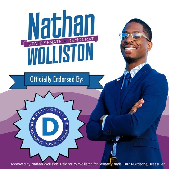 Endorsed by Ellington Democrats